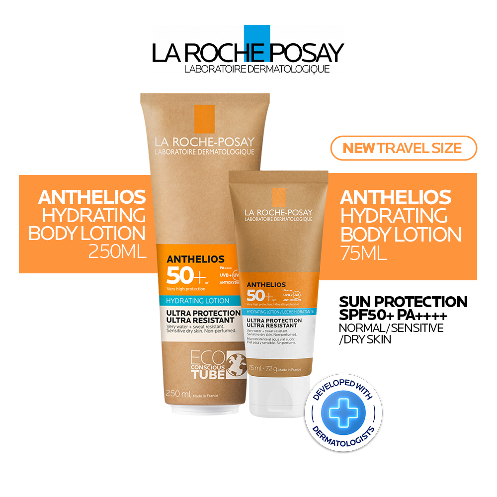 La Roche Posay Anthelios Hydrating Body Lotion SPF 50+ PA++++ - Sunblock kulit normal/sensitif/kerin