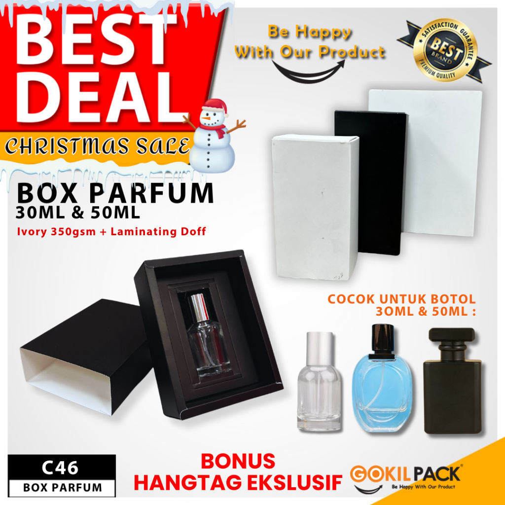 Box Parfum Custom 30 ml / 50 ml | Sliding Box Parfum Lelabo | Custom Packaging Parfum | C46