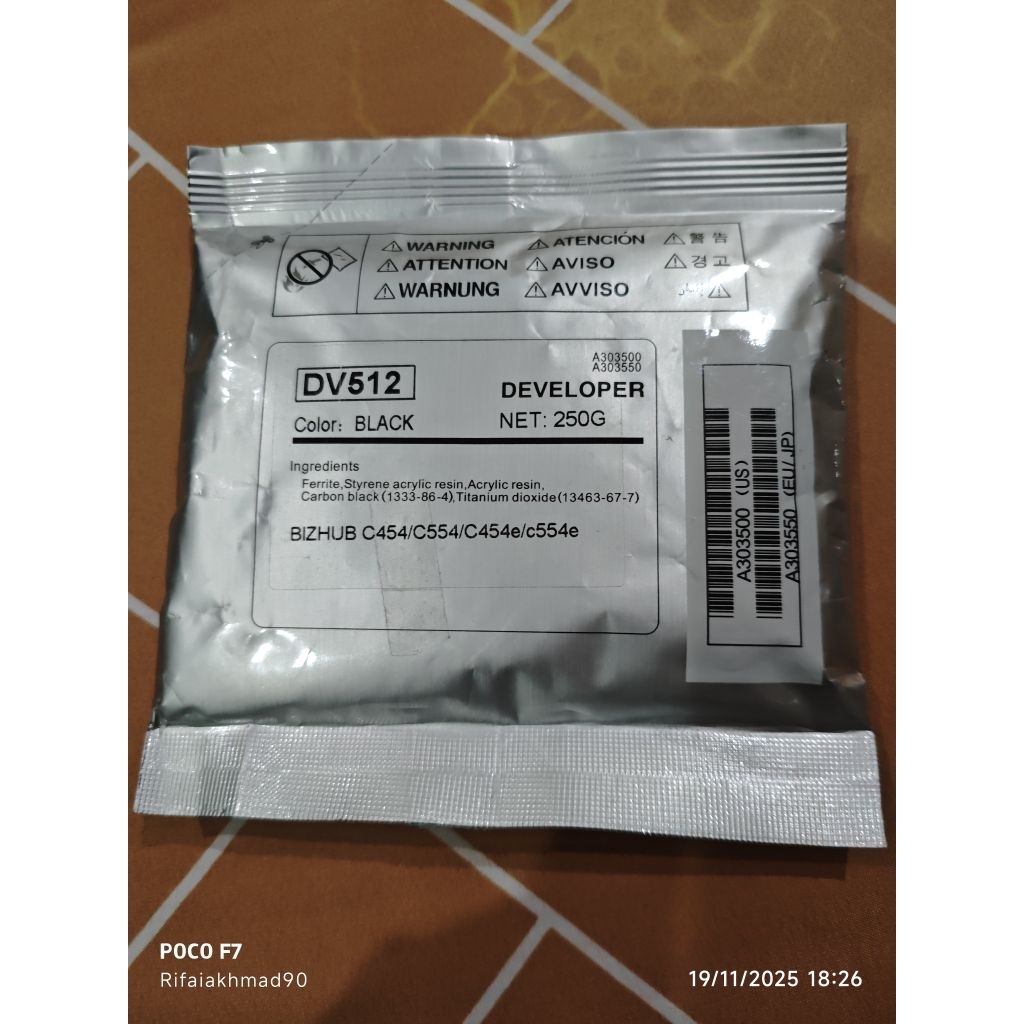 Developer DV 512 bizhub 454e 364e 284e 224e
