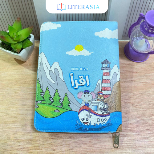 Literasia - Iqro Kaleb Fullcolor Berwarna Iqro Jillid 1-6 Desain Lucu Karakter Untuk Anak Kaleb Resl