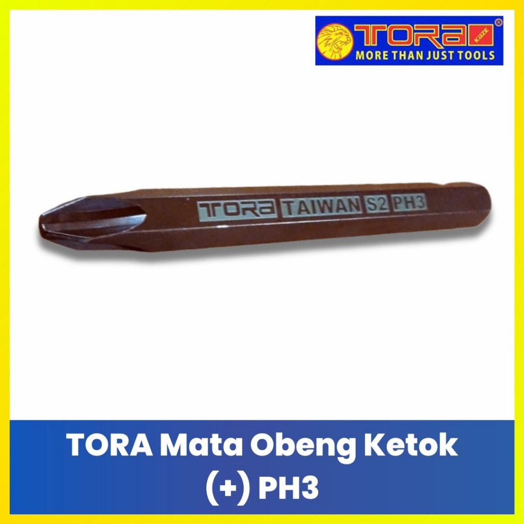 Tora Bit Obeng Ketok  PH3 Original / Mata Obeng Ketok Besar PH3 Kualitas Industri @1pcs