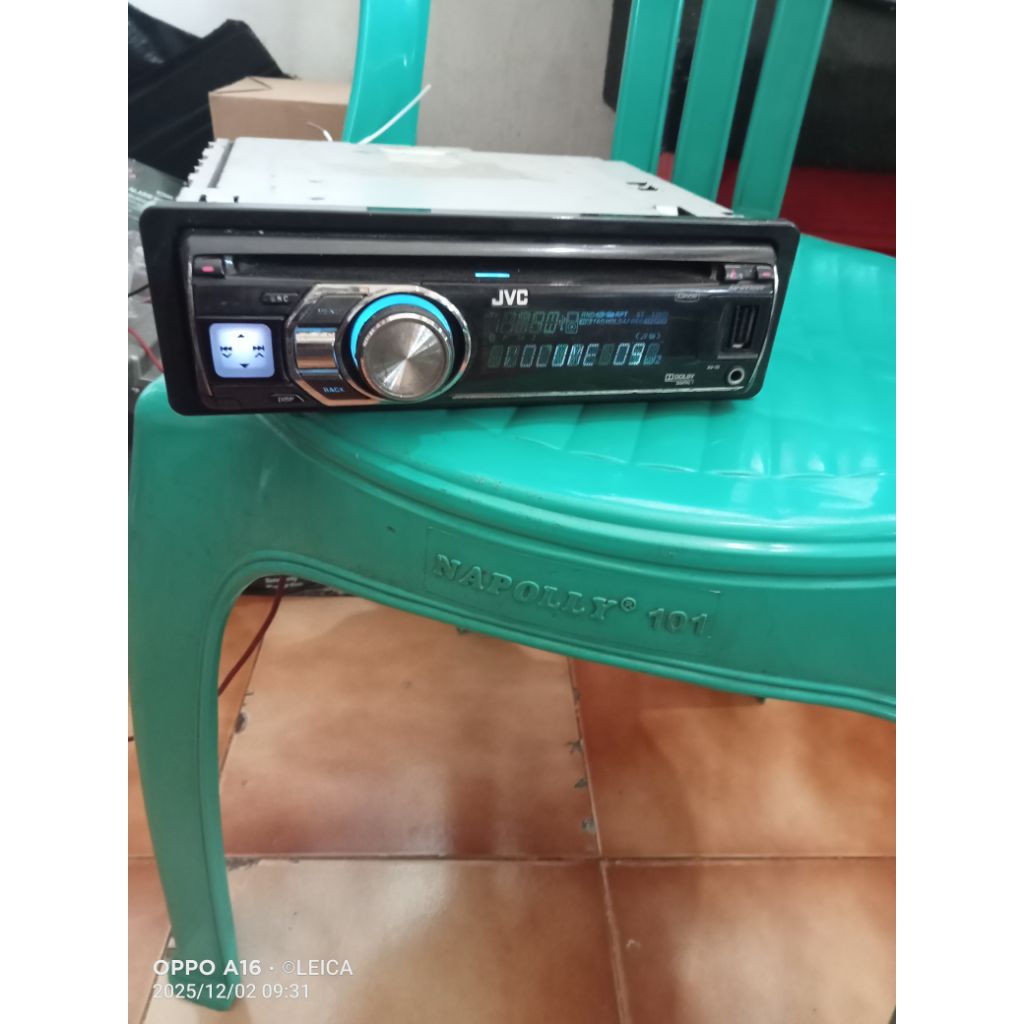 Headunit single Din JVC DVD vcd