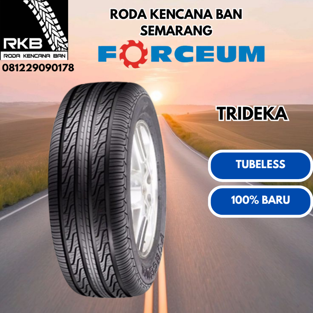 175 60 R13 - Ban Mobil Murah - Forceum Trideka size 175/60 R13 - Ban Mobil Sparks, Atoz, Karmun, Che