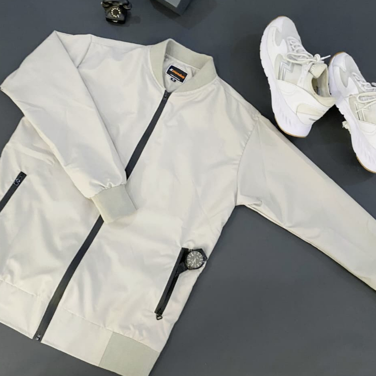 Jaket Pria Jacket Bomber Waterproof Korea Parasut Jn