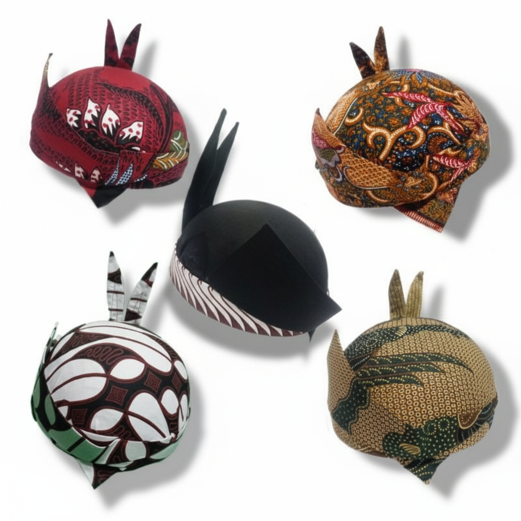 Udeng cak surabaya / blangkon surabaya / udeng tari remo Ikat Kepala Khas Adat Indonesia