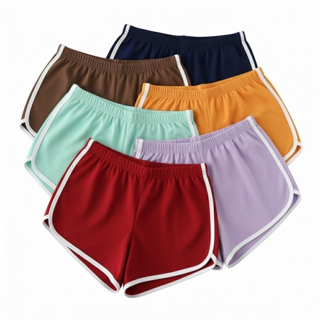 paket 4 PCS celana pendek wanita Santai polos MATT PE/hotpants muniko celana dalam olahraga