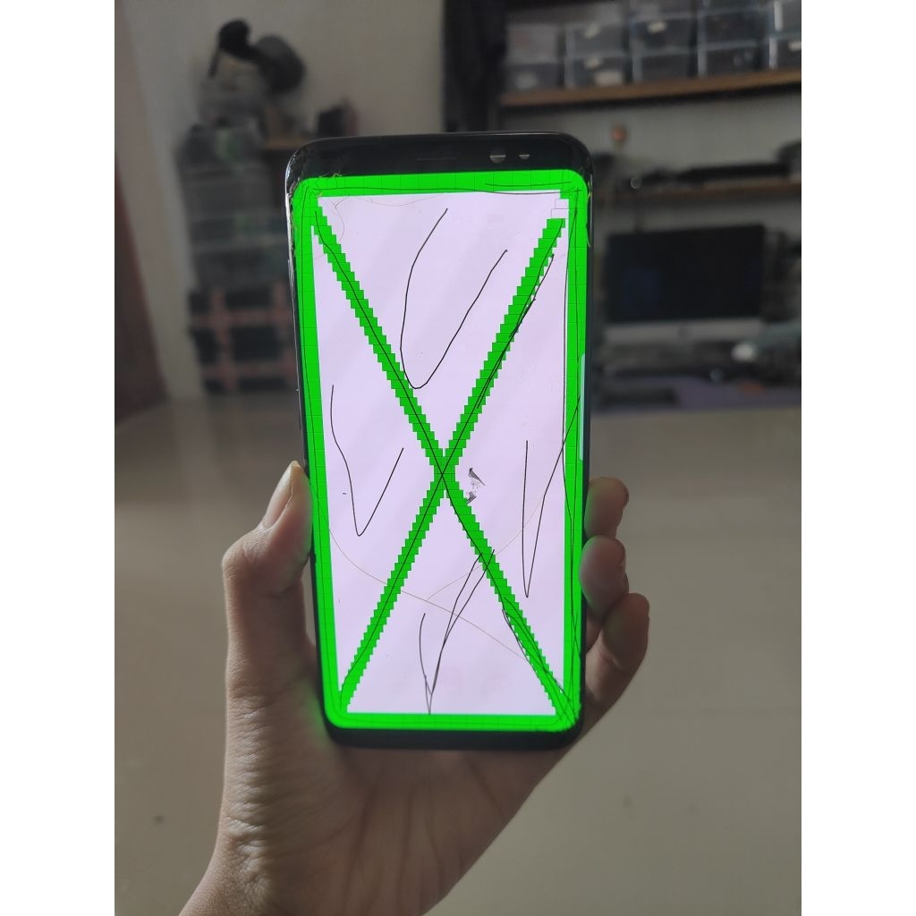LCD Samsung S8 original copotan+frame  100%