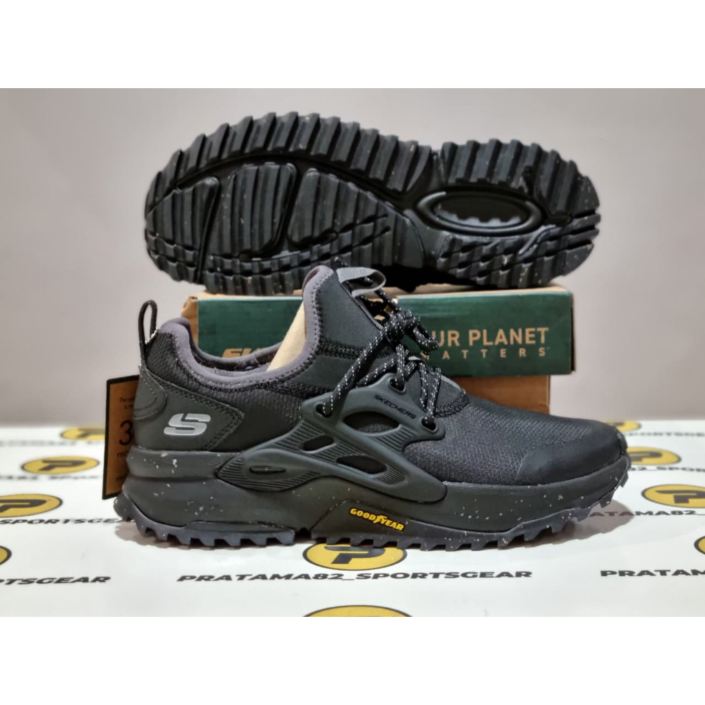 SIZE 40 ( 25.5 CM ) - ORIGINAL ASLI SKECHERS BIONIC TRAIL UP CYCLE GOODYEAR SEPATU PRIA GUNUNG OUTDO