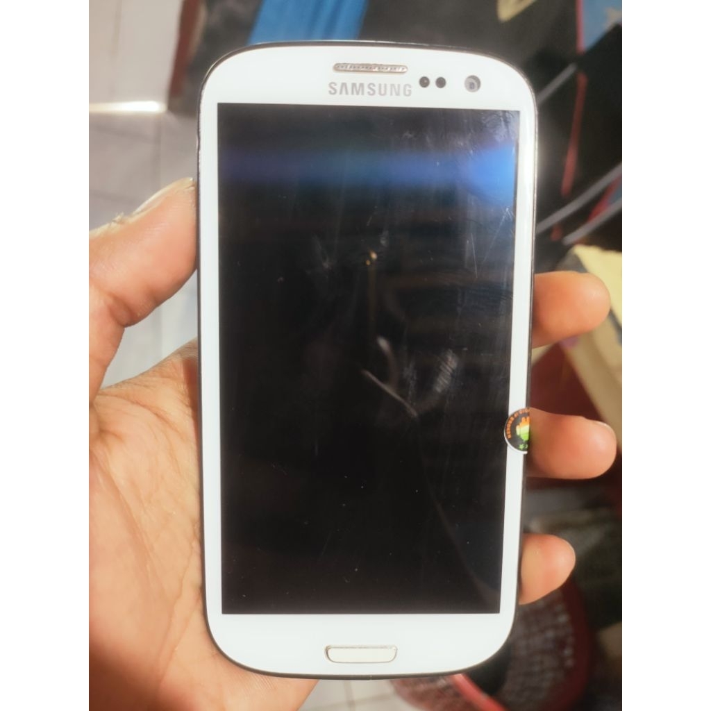 Lcd Samsung S3 Gt-i9300 original copotan asli putih