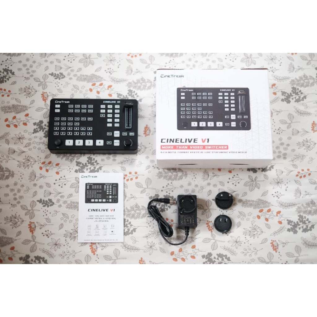 Cinetreak cinelive V1 video mixer switcher streaming