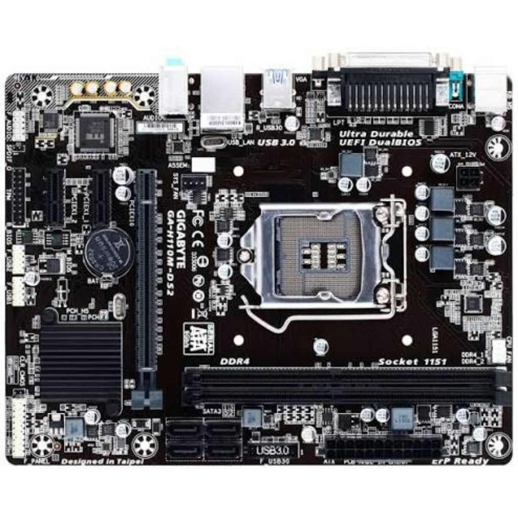 Motherboard Gigabyte GA-H110M-DS2 - second / bekas
