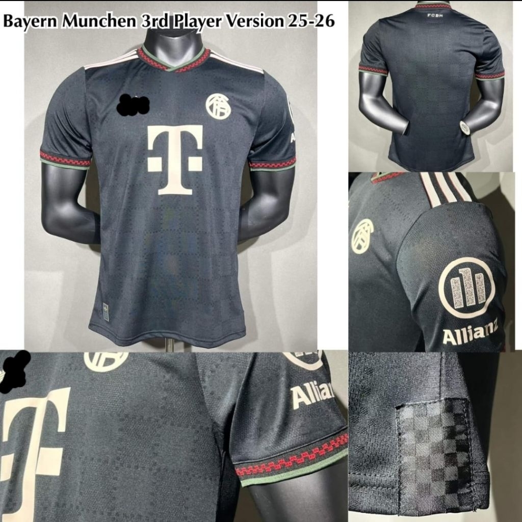 Jersey Kaos Baju Sepak Bola Bayern Munchen Munich Muenchen Home Away 3rd Third Training Latihan Prem