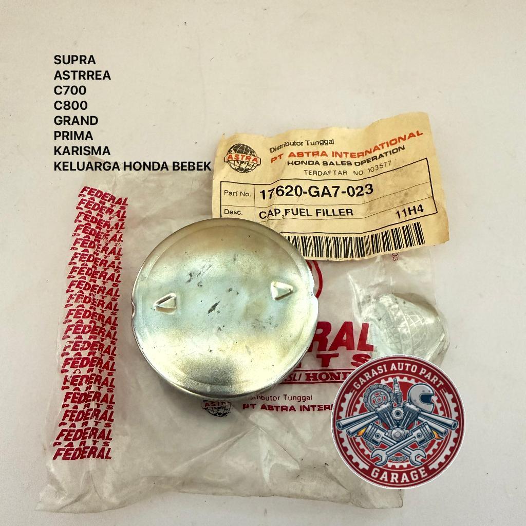 TUTUP KUNCI TANGKI HONDA ASTREA GRAND, PRIMA, C70, SUPRA, KARISMA, C700, C800, BLADE, ORIGINAL 17620