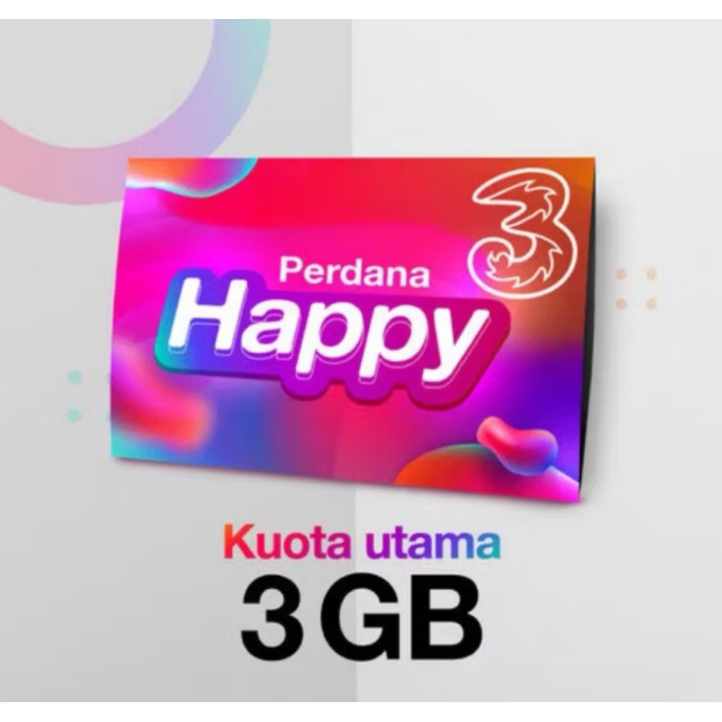 KARTU PERDANA TRI 3GB NASIONAL SIAP PAKAI