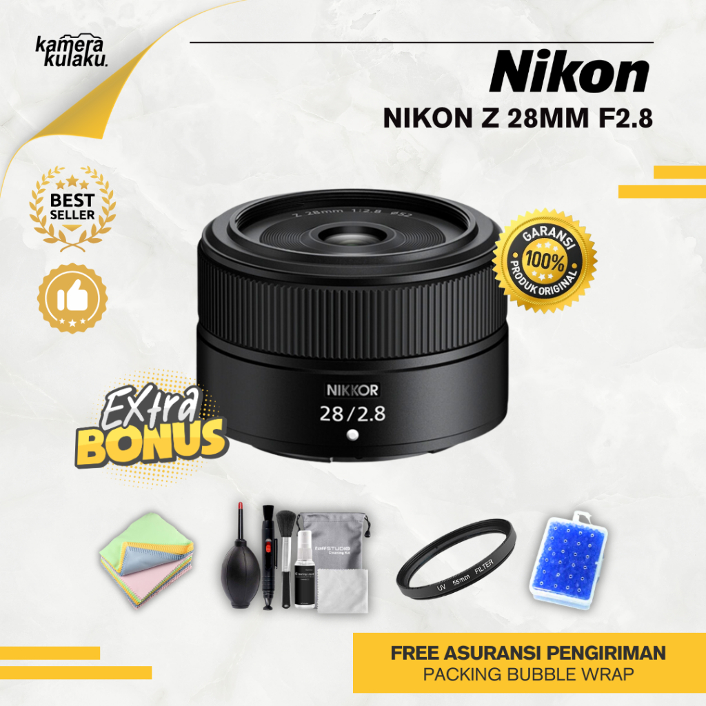 LENSA NIKON NIKKOR Z AF 28MM F2.8 MULUS cocok untuk nikon z5 z6 z7 z8 z6ii z50 zfc z5ii