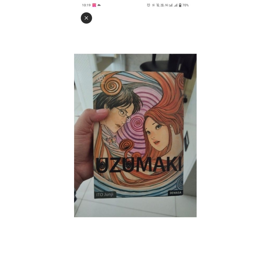pesanan preloved komik uzumaki junji ito