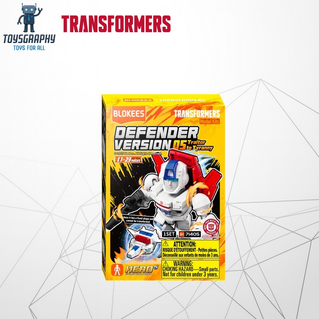 Blokees Transformers Defender Version DV05 Traitor to Tyranny GVD05 DV 05 DV5 GVD5 Model Kit Mainan 