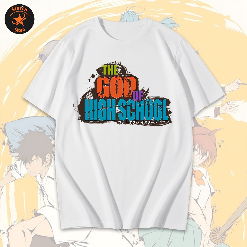 Kaos Anime The God Of Highschool Unisex Bahan Cotton Combed Premium