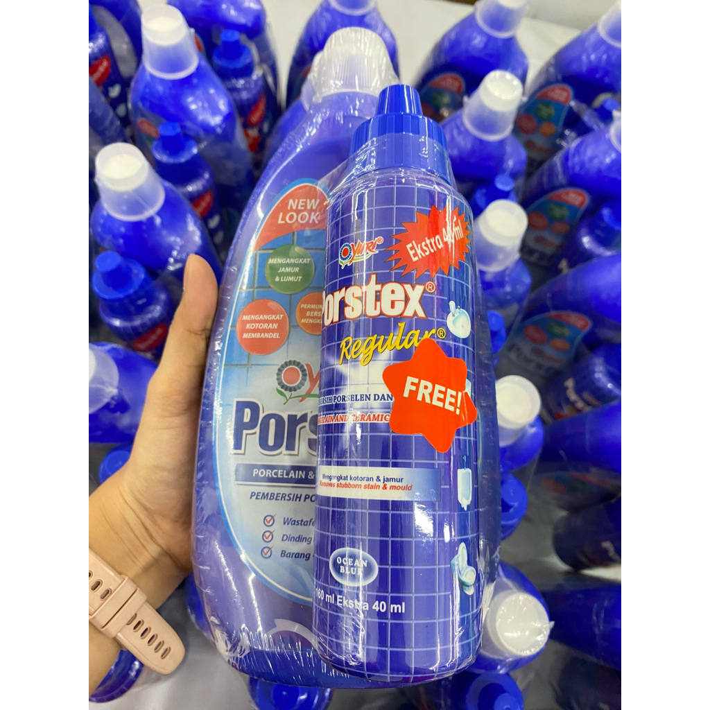 porstex biru 1000ml gratis porstex regular 200ml
