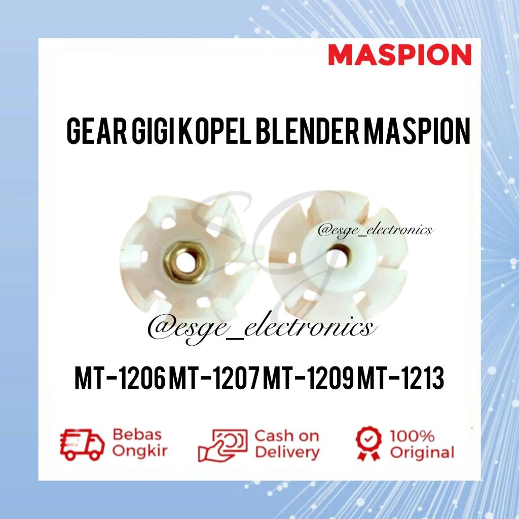 ORIGINAL GIGI BLENDER MASPION GEAR UPPER PLASTIK MT-1206 MT-1207 MT-1211 MT-1213 MT-1214 MT-1215 GEA