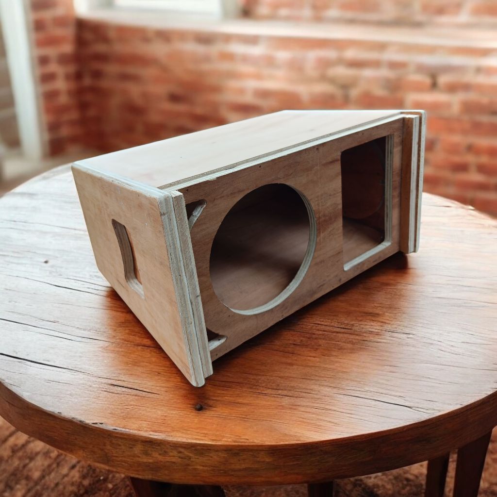 Box Speaker Line Array 6 Inch Single Tweeter Bahan 12mm