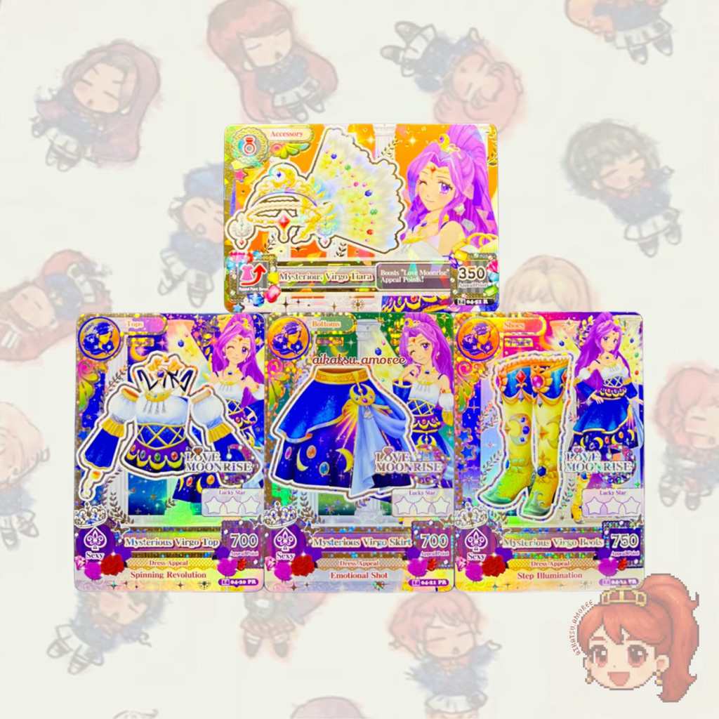 Aikatsu Premium Love Moonrise Mysterious Virgo Set Mizuki Kanzaki
