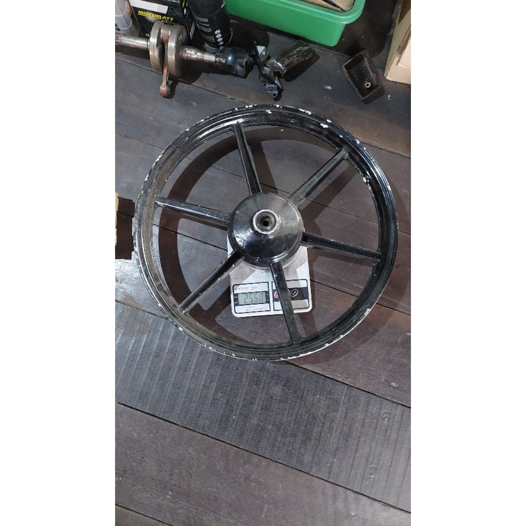 velg depan palang 6 lurus tromol /non cakram yamaha alfa/sigma/force 1 tromol depan