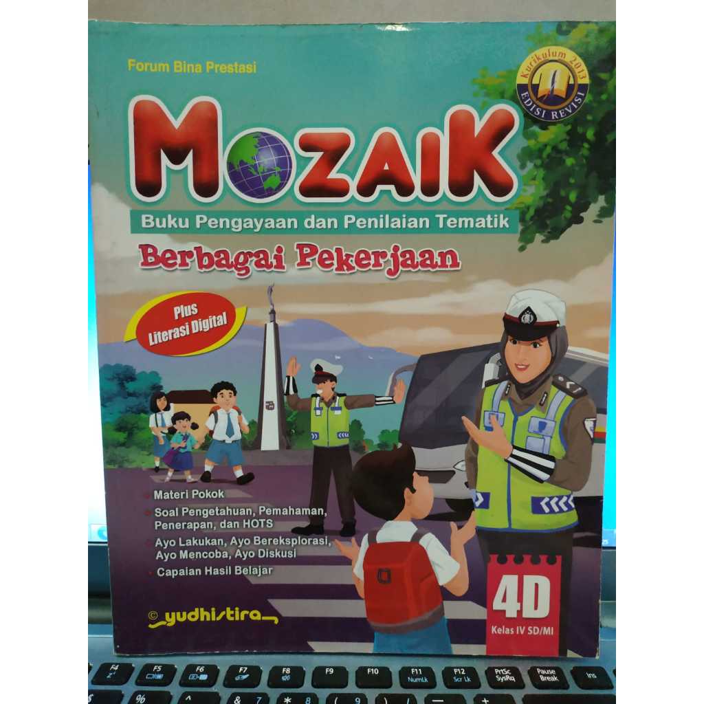 ORIGINAL BUKU MOZAIK TEMATIK SD 4D BERBAGAI PEKERJAAN K3 YUDHISTIRA