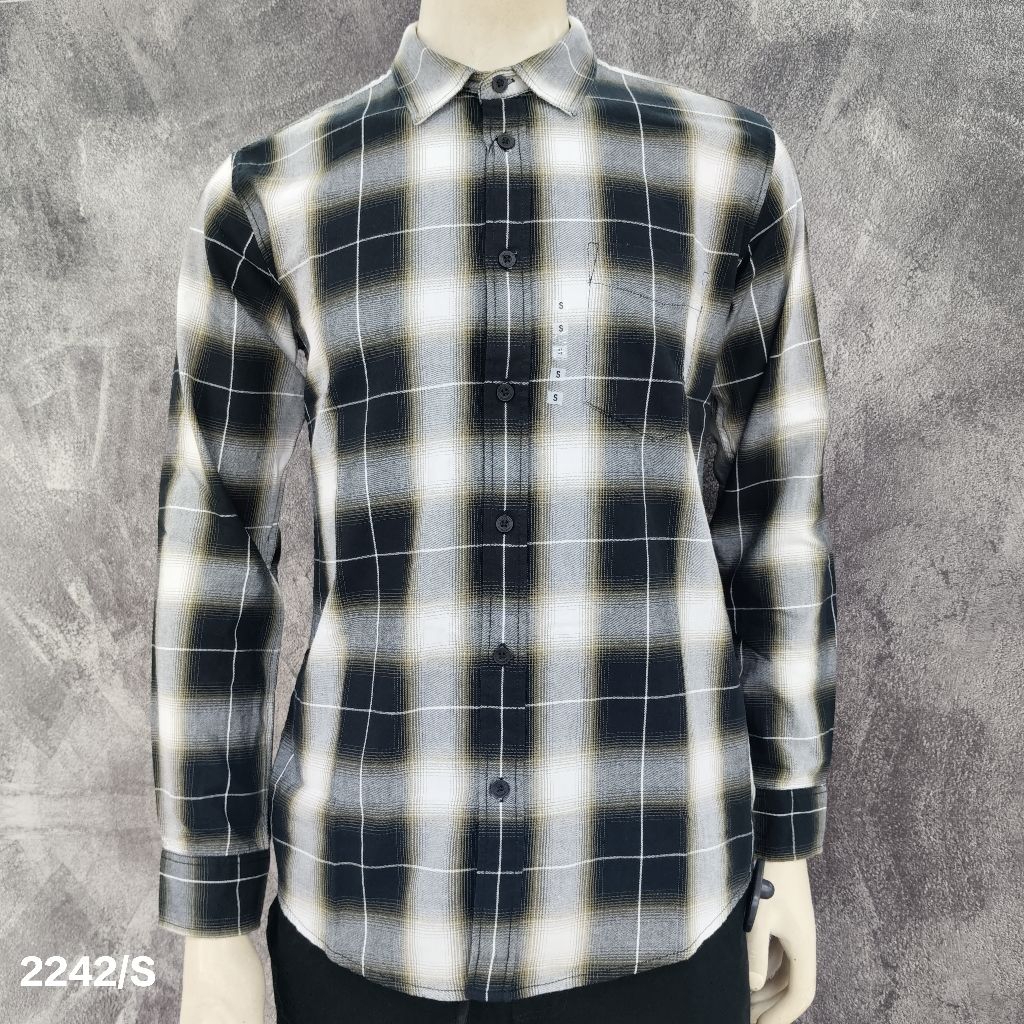 Kemeja Lengan Panjang Motif GABRIELLE Original