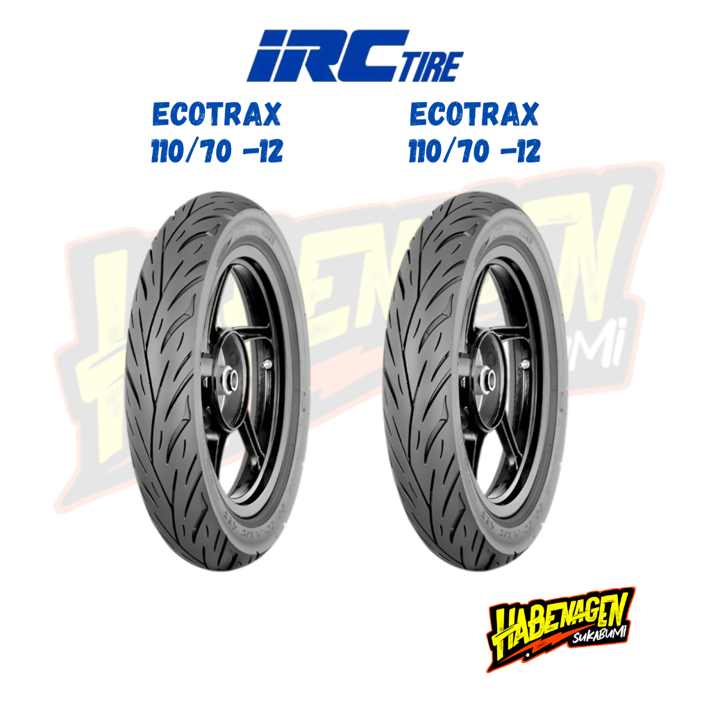 Ban Luar Yamaha Fazio Fazzio Gear Ultima 125 Grand Filano Irc Tire Ecotrax 110/70 Ring 12 Tubeless