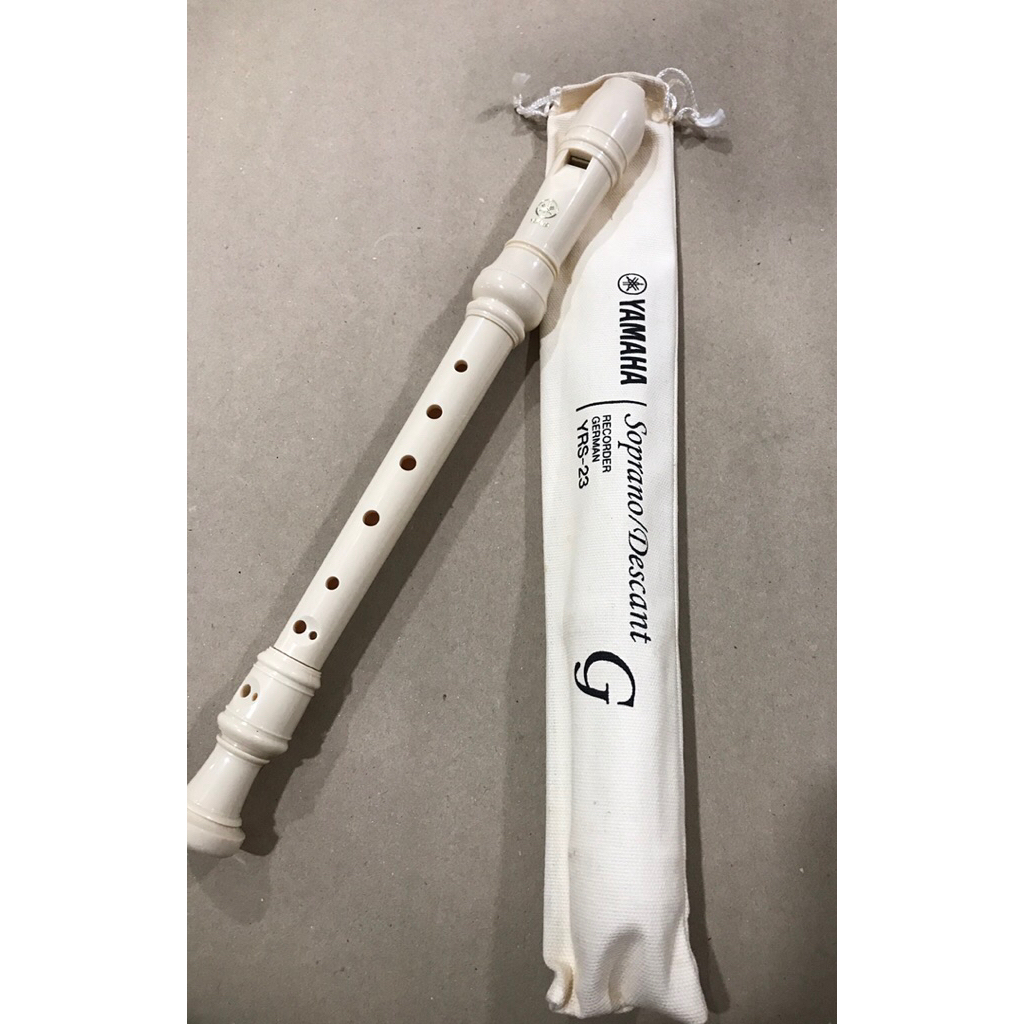 RECORDER YAMAHA YRS-20G PUTIH/ RECORDER YAMAHA ORIGINAL/ SULIANG