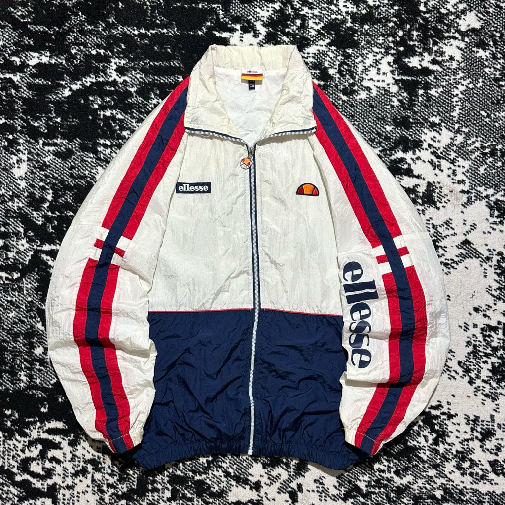 Windbreaker ELLESSE 90s Jacket Colourblock Vintage