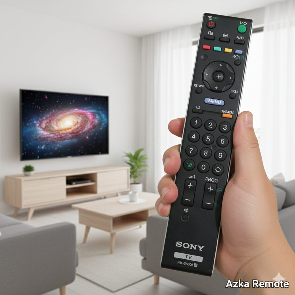 REMOTE REMOT TV SONY LED LCD BRAVIA RM-GA008 ORIGINAL ASLI
