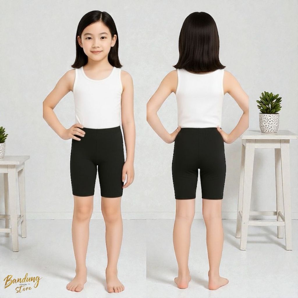 Celana Pendek STRIT Anak Perempuan 1-9 Tahun Spandek | SHORT Legging Pendek Anak | Daleman Celana