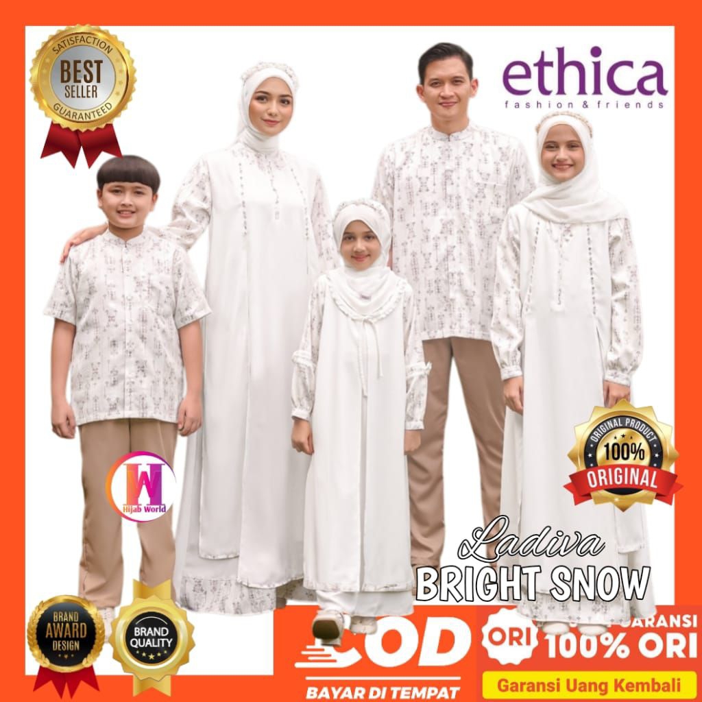 Sarimbit Ethica 2026 Royal Bright Snow Sarimbit Ethica 2026 - Sarimbit Keluarga 2026 -  Sarimbit Leb
