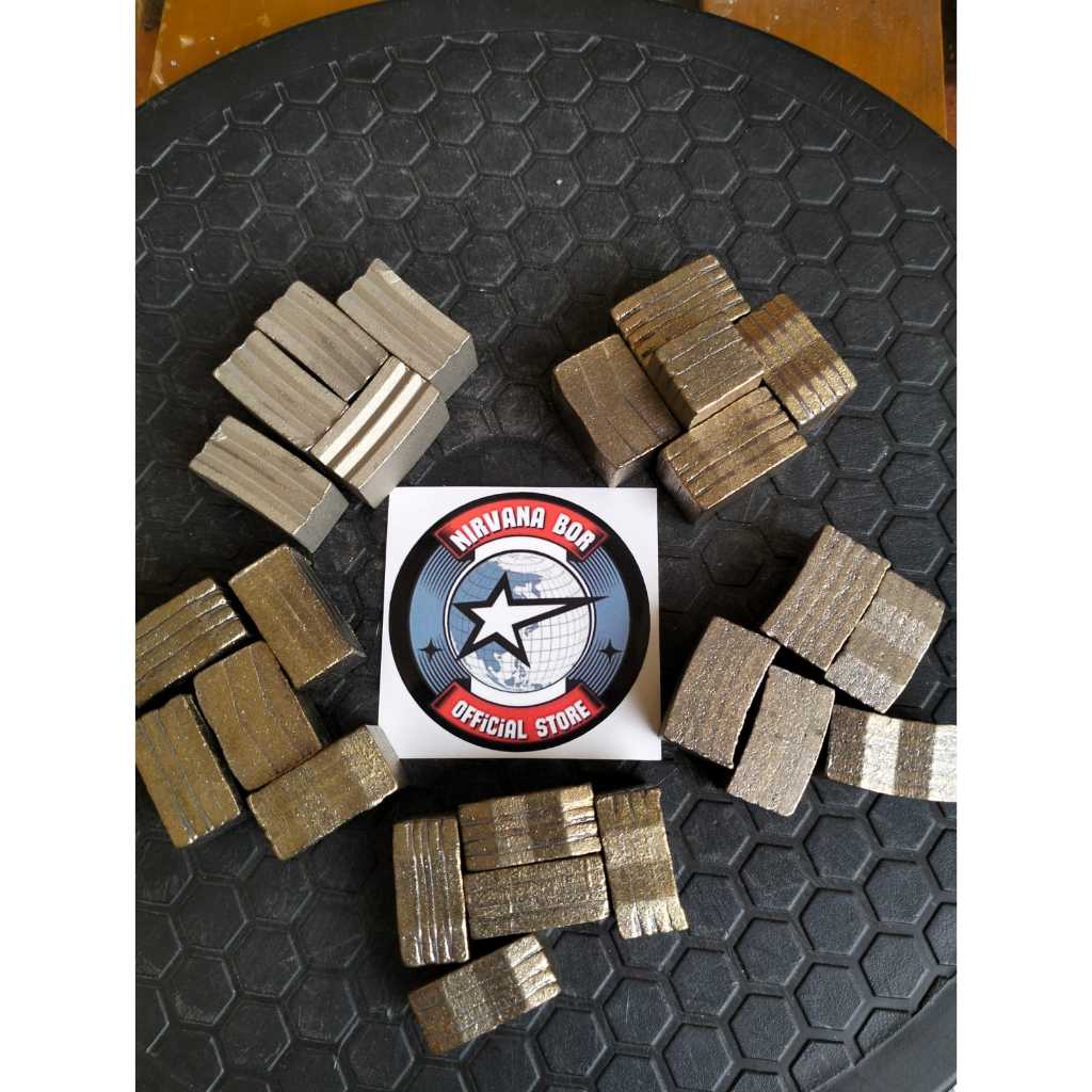 SEGMEN MATA BOR SUMUR/ SEGMEN DIAMOND M/ CORE BITS MATA BOR TEMBUS BATU/UNTUK BATUAN GRANIT