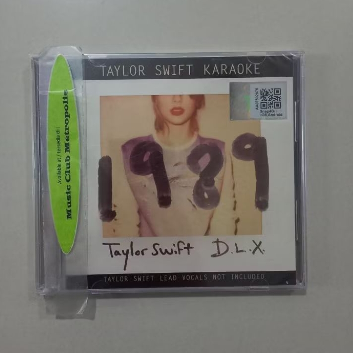 CD TAYLOR SWIFT - 1989 KARAOKE (CD+DVD) IMPORTED MALAYSIA