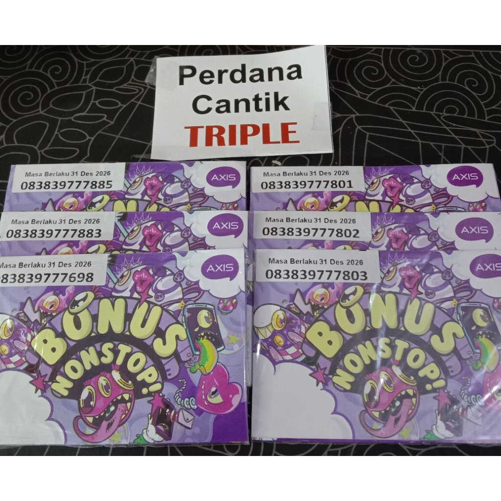 Nomor cantik Axis Triple 555 Super