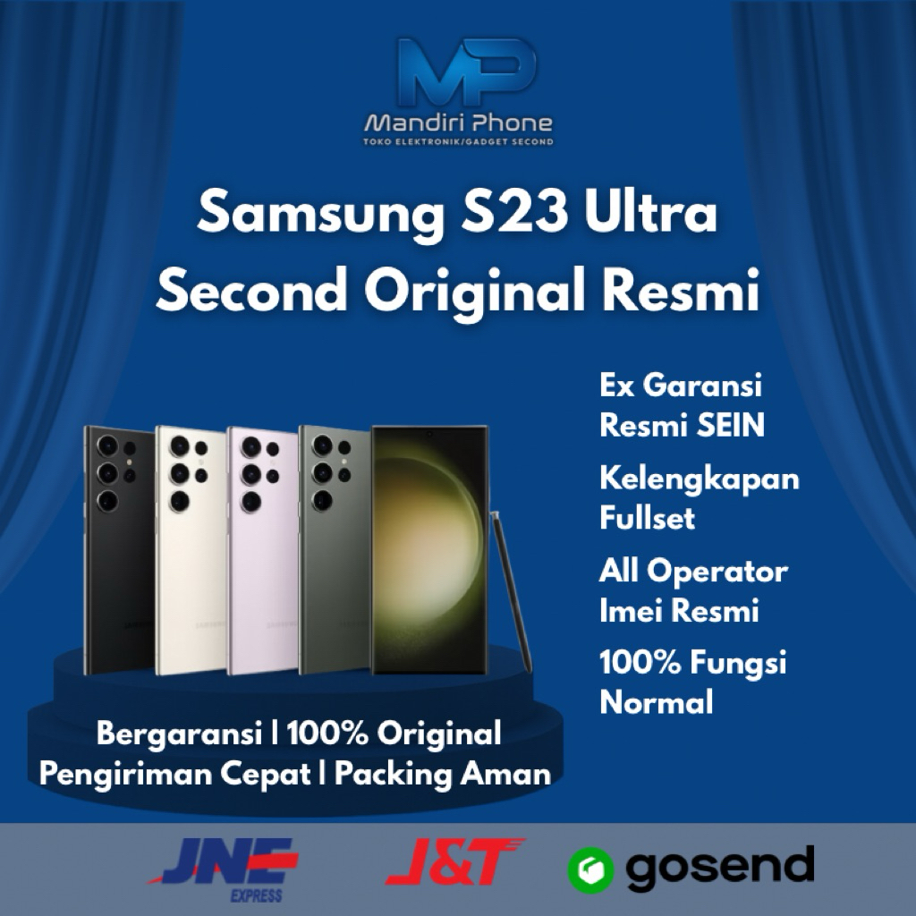 Samsung S23 Ultra 12/1TB Second Original Resmi