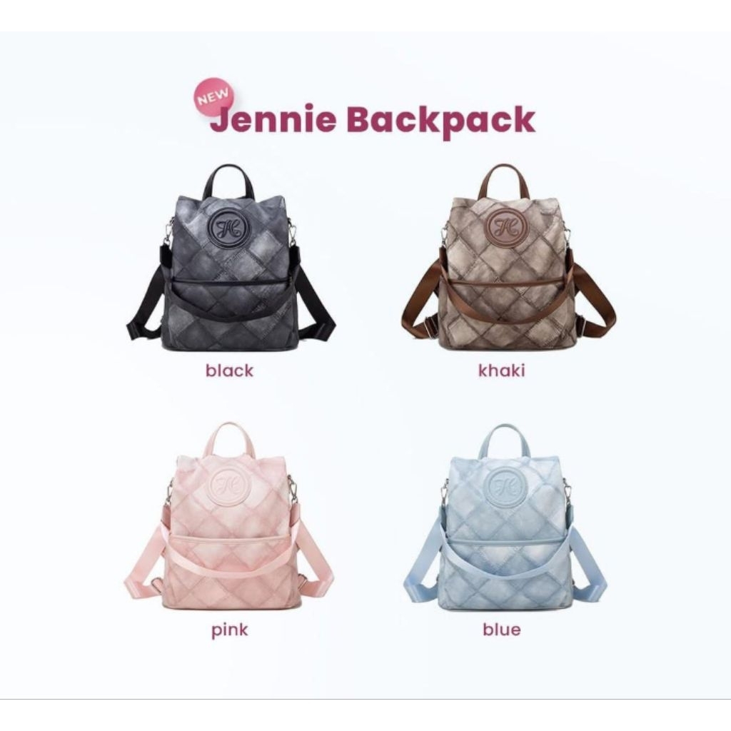 JIMS HONEY BACKPACK JENNIE BLACKPINK TAS RANSEL WANITA