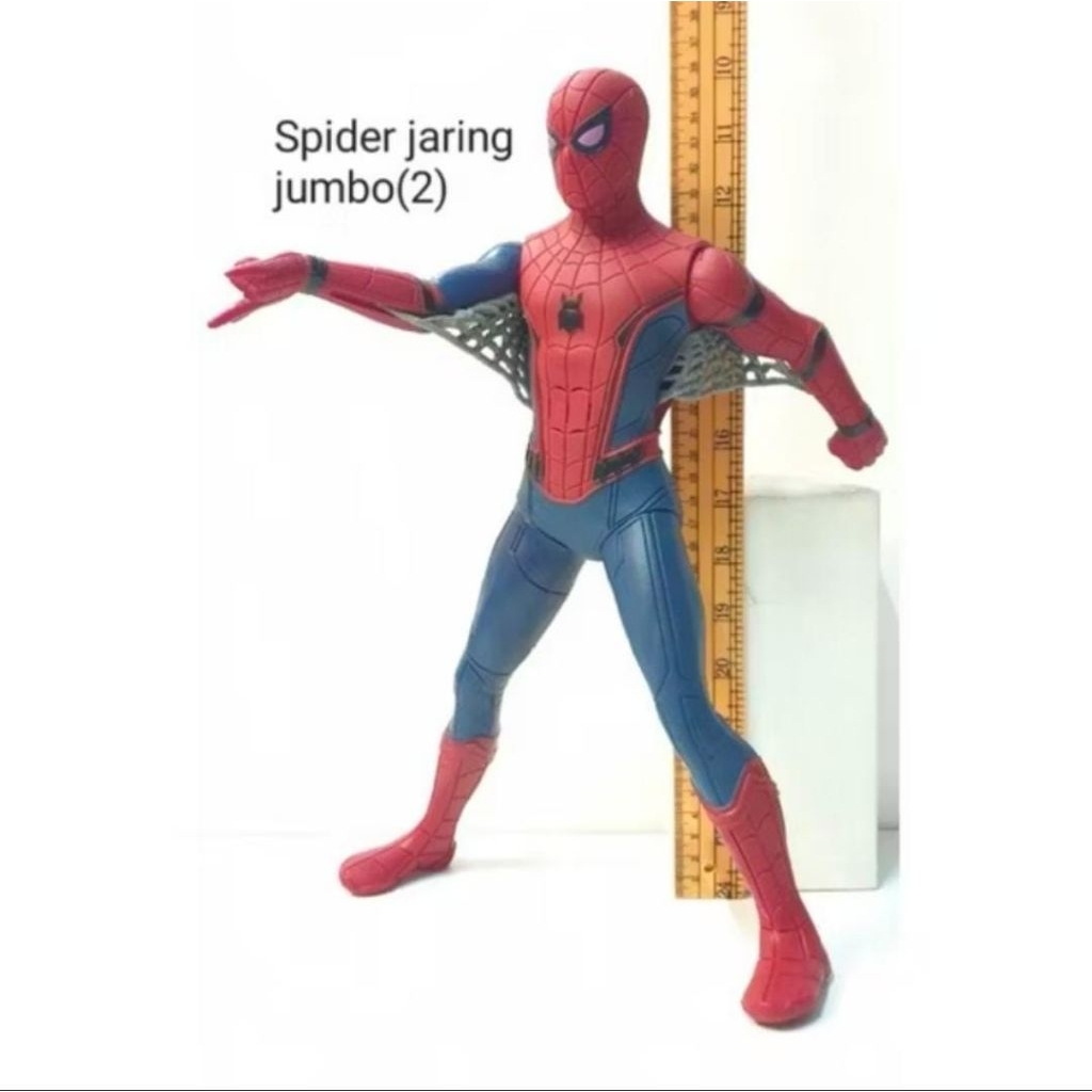 action figure spiderman jaring jumbo