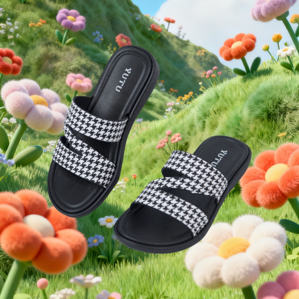 [BESTSELLER]  Sandal Kodok Wanita Sandal Kodok Wanita Sandal Jelly Slop Wanita Sandal Baim Sendal Fu