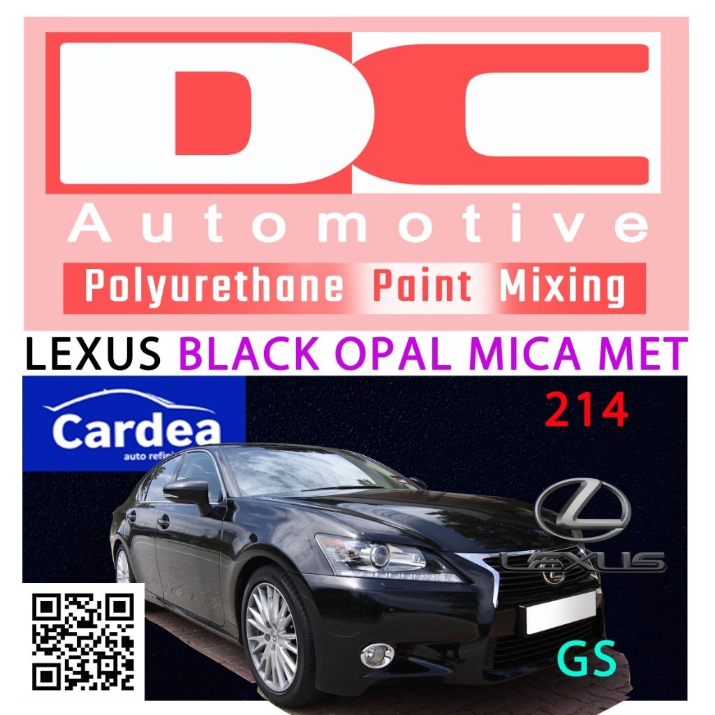 Cat PU Cardea Lexus Black Opal Mica Metallic 214