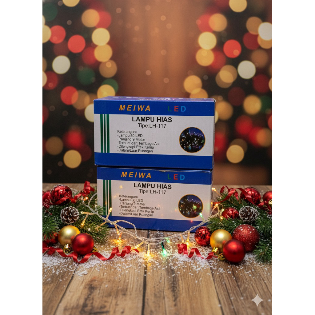 Lampu Natal Hias , buat pohon natal , dekor rumah dll