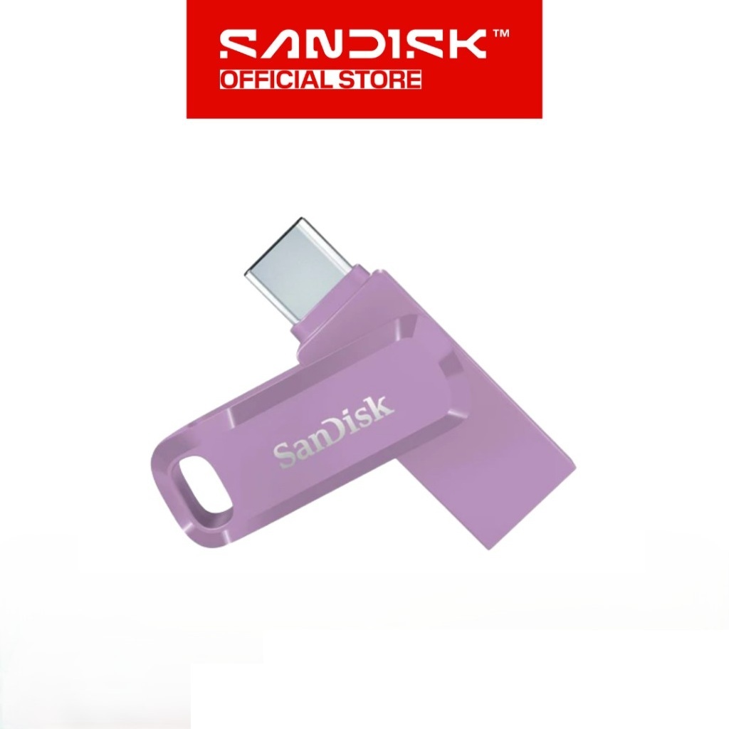 SANDISK Ultra Dual Drive GO OTG Type-C 1TB USB 3.2 - Lavender (Up to 400MBps)