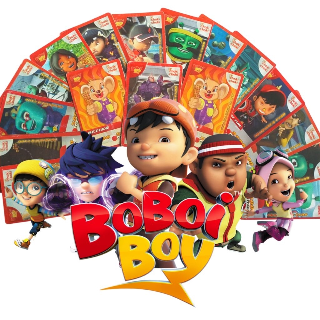 KARTU CHOKI CHOKI AR BOBOIBOY CARD AUGMENTED REALITY