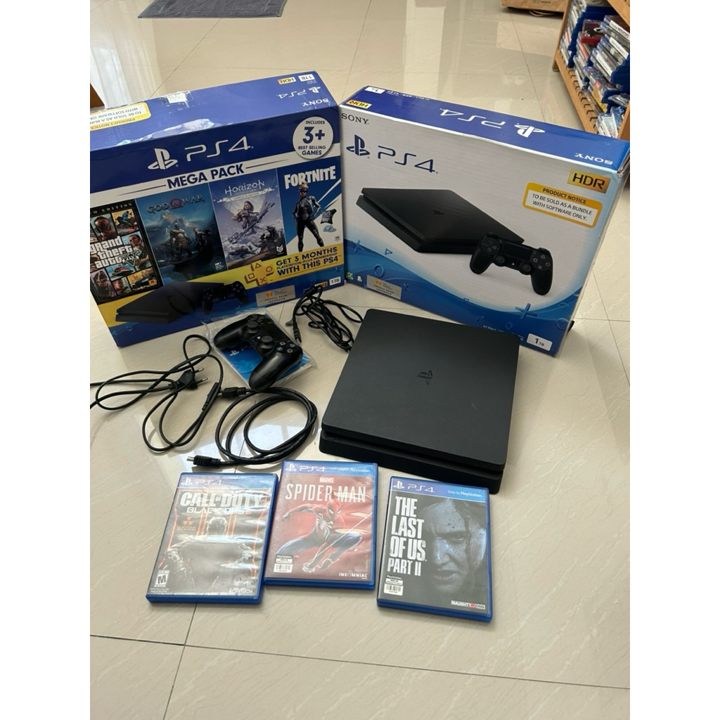 ps4 ps 4 playstation 4 slim 1 tb seri terbaru 2218b fullset tanpa game