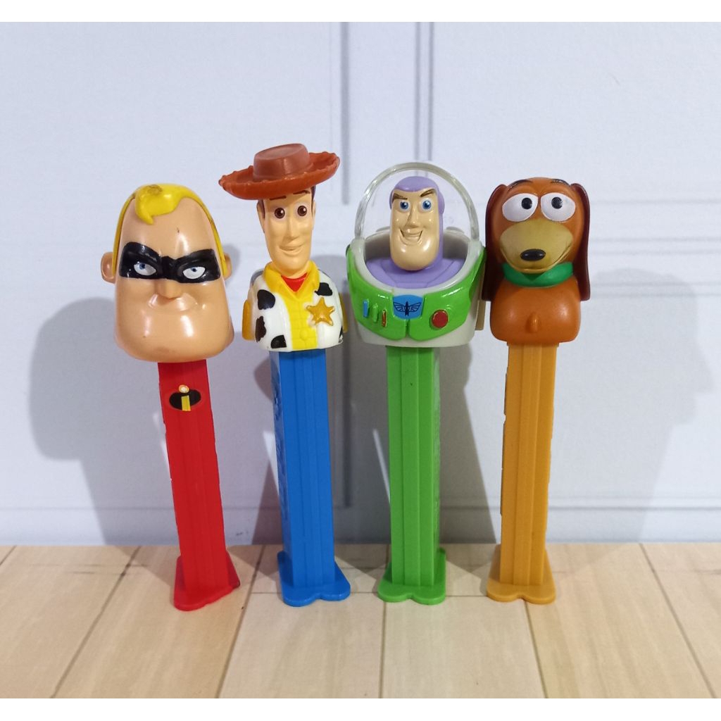 [READY STOCK] Pez Incredible / Pez Toy Story / Pez Buzz / Pez Woody / Pez Slinky / Pez Jadul / Pez V