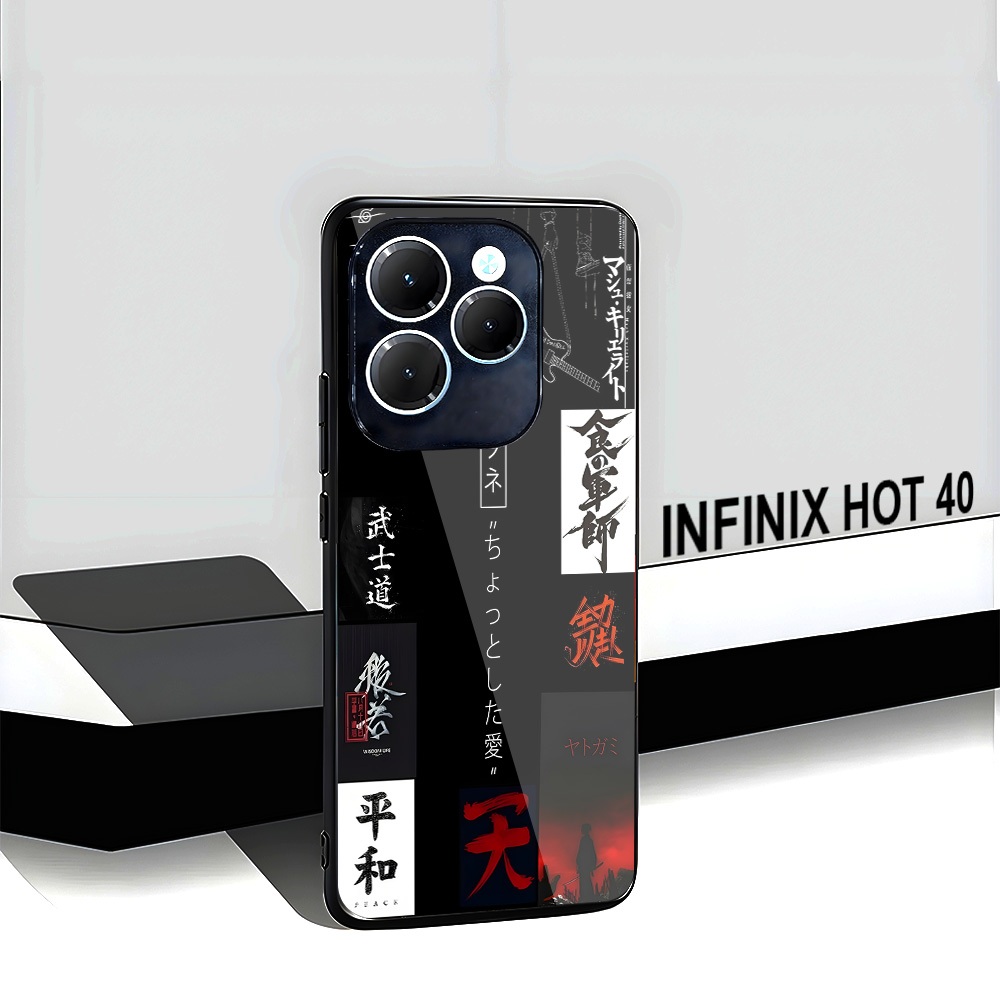 Softcase Kilau Glass Infinix Hot 40 Infinix Hot 40i Infinix Hot 40 Pro [M54] Case Infinix Hot 40 Hot