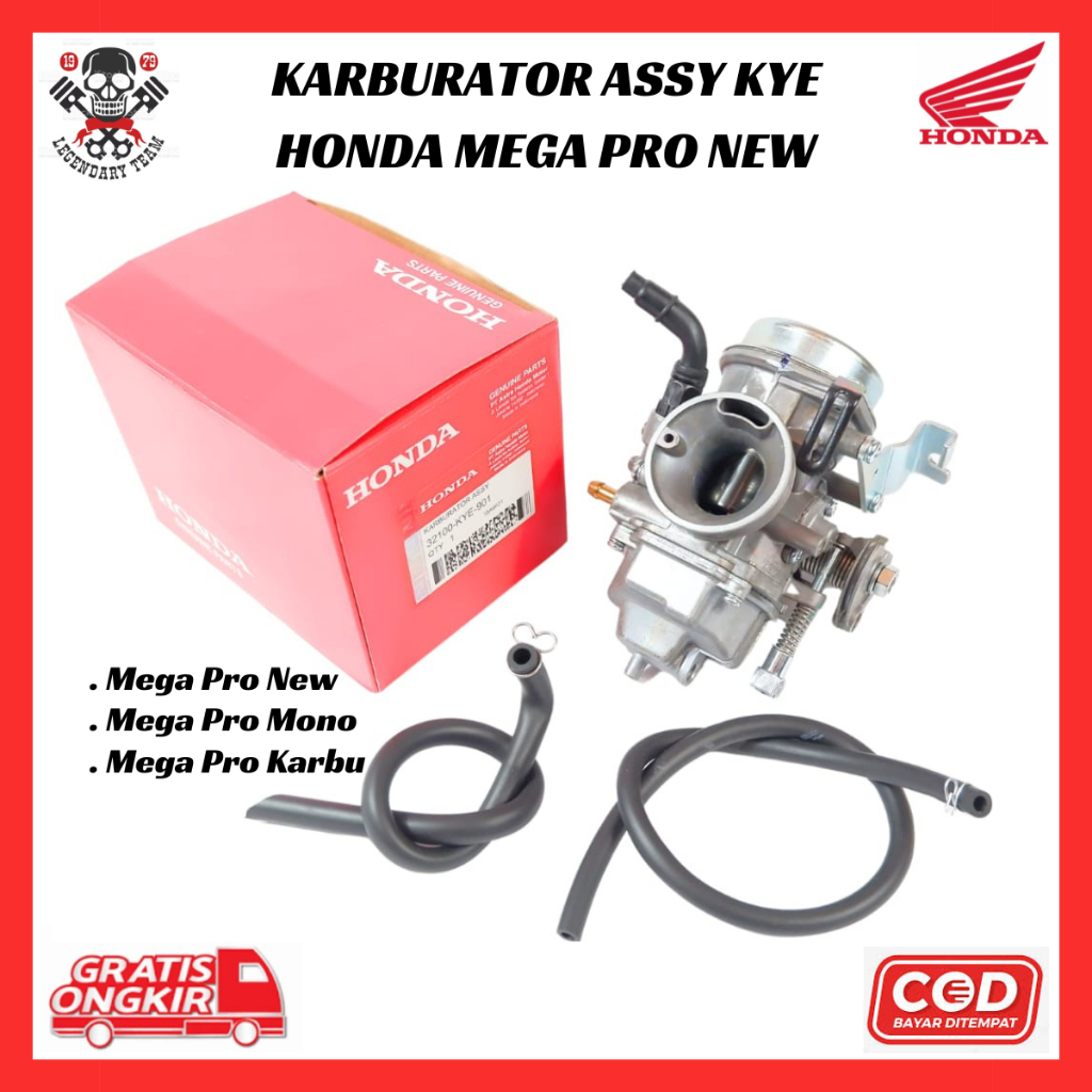 Karburator Mega Pro New / Karbu Honda Mega Pro New - Mega Pro Monoshock - Mega Pro Karbu KYE